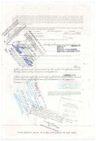 Amerikai Egyesült Államok 1969-1976. 3db klf részvény: "Eckmar Corp.", "CCI Corporati...