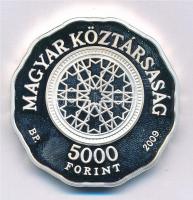 2009. 5000Ft Ag "Dohány utcai zsinagóga" kapszulában T:PP ujjlenyomatos Adamo EM222