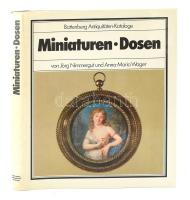 Battenberg Miniaturen Dosen von Jörg Nimmergut und Anna-Maria Wager. München, 1982, Battenberg. Egészvászon kötés, papír védőborítóval