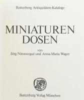 Battenberg Miniaturen Dosen von Jörg Nimmergut und Anna-Maria Wager. München, 1982, Battenberg. Egés...