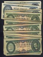 Kis forint tétel 164db, 7 db pengővel, összesen 171db T:III (többségében),IV