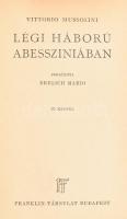 Vittorio Mussolini: Légi háború Abessziniában. Fordította: Brelich Mario. Világjárók. Utazások és ka...