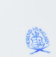 Herendi zöld Appponyi mintás kínáló tál Fortuna Restaurant egyedi festéssel. Kézzel festett, jelzett...