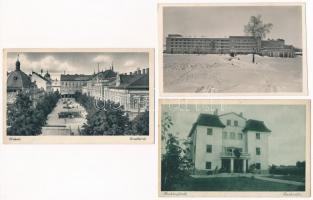 15 db RÉGI magyar város képeslap / 15 pre-1945 Hungarian town-view postcards