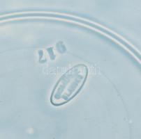 Schütz Blansko madaras kerámia tál. Mázas kerámia, kézzel festett, jelzett, minimális lepattanásokka...