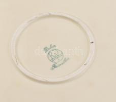 Bavaria tál. Matricás, ezüstözött, kopásokkal. 31 cm