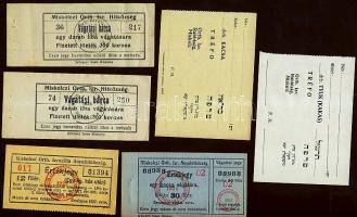 6 db Izraelita értékjegy, vágatási bárca