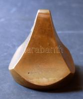 50 éves a Magyar Posta Bélyegmúzeuma bronz levélnehezék, alja plakettformára kialakítva