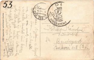 Désakna, Ocna Dejului; Református lelkészlak. Fogyasztási Szövetkezet kiadása / Calvinist parish hou...