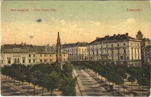 Temesvár, Timisoara; Jenő herceg tér. Gerő Manó kiadása / Prinz Eugen Platz / square (r)