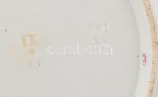 3 db nagy méretű régi kínáló tál. Jelzés nélküli fajansz, kis lepattanásokkal 34 cm, 30 cm, 20 cm