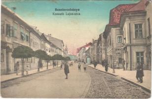 Besztercebánya, Banská Bystrica; Kossuth Lajos utca. Strelinger Bernát kiadása / street