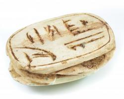 Szkarabeuszos pecsétnyomó, h: 4 cm