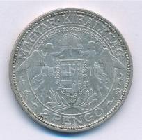 1932. 2P Ag "Madonna" T:2- Adamo P7