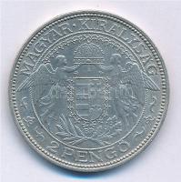 1937. 2P Ag "Madonna" T:1-,2 Adamo P7