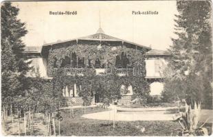 1915 Buziásfürdő, Baile Buzias; Park szálloda. Heksch Manó kiadása / hotel (EK)
