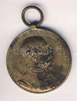 1898. "Signum Memoriae" Br katonai érdemérem szalag nélkül T:3