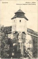 1917 Komárom, Komárno; Kőszűz a várban / Steinerne Jungfrau in der Festung / castle wall (fa)