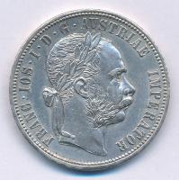 Ausztria 1878. 1Fl Ag Ferenc József T:1- Austria 1878. 1 Florin Ag Franz Joseph C:AU Krause KM#2222