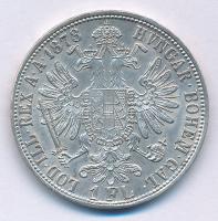Ausztria 1878. 1Fl Ag "Ferenc József" T:1- Austria 1878. 1 Florin Ag "Franz Joseph&qu...