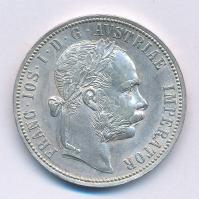 Ausztria 1884. 1Fl Ag Ferenc József T:1- Austria 1884. 1 Florin Ag Franz Joseph C:AU Krause KM#2222