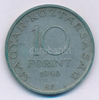 1948. 10Ft Ag "Széchenyi" T:2 patina Adamo EM2