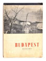 1947 Budapest - Hungary, a lebombázott várost, hidakat bemutató naptár