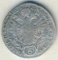 Ausztria 1820A 5Kr Ag Ferenc T:3