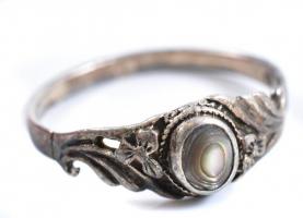 Ezüst (Ag) gyűrű, Jelzett 1,49 g m:58