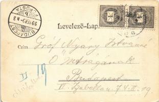 1899 Cegléd, Református templom. Sebők Béla kiadása (fl)