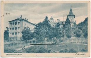 1947 Balatonfüred, Tiszti üdülő. leporellólap (EK)