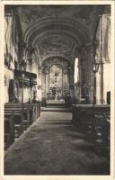 1942 Balatonkeresztúr, Római katolikus templom, belső