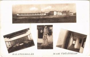 1947 Balatonboglár, MABI üdülőtelep, belsők (EK)