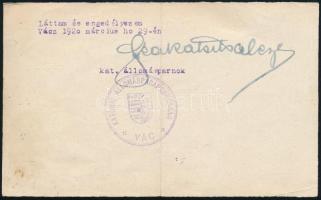 1910 Fegyvertartási engedély