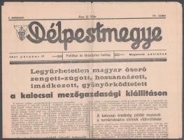 1941-43 A Délpestmegye c. lap két száma