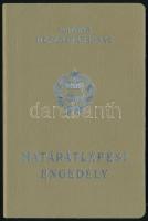 1977 Magyar Népköztársaság által kiállított fényképes határátlépési engedély, kishatár útlevél Jugos...