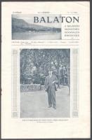 1917, 1944 Balaton, A Balatoni Szövetség hivatalos értesítője.X. évf.10-12 és XVIII évf 1. számai. S...