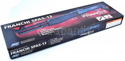 ASG Franchi SPAS-12 6 mm BB airsoft puska, eredeti dobozában, tartozékaival, leírással, lőszerrel, ú...