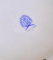 Herendi Viktória mintás kaspó. Kézzel festett, jelzett, hibátlan. d: 20 cm, m: 15 cm