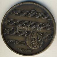 1980. "Goldmark Károly-Keszthely" Br emlékérem T:1
