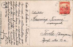 1918 Székelykocsárd, Kocsárd, Lunca Muresului; vasútállomás. Vasúti levelezőlapárusítás 6422. / rail...