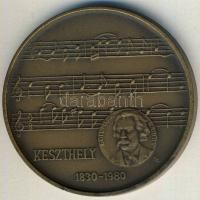 1980. "Goldmark Károly-Keszthely" Br emlékérem T:2