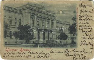 1900 Arad, Lyceum / Líceum. Bloch H. kiadása / grammar school (vágott / cut)