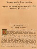 Apor [Péter, altorjai]: Metamorphosis Transylvaniae. (Erdély változása). Cserei Mihály pótló megjegy...