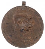 1898. Jubileumi Emlékérem Fegyveres Erő Számára / Signum memoriae (AVSTR) Br kitüntetés T:2- Hungary 1898. Commemorative Jubilee Medal for the Armed Forces Br decoration C:VF NMK 249.