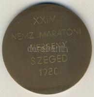 1980. "Szeged-nemz. maratoni verseny" Br díjérem T:2