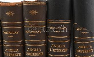 [Thomas Babington] Macaulay: Ánglia története II. Jakab trónralépte óta. I-VI. kötetek. Ford: Csenge...