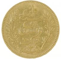 Tunézia 1892A 20Fr Au (6,46g/0.900) T:2 Tunisie 1892A 20 Francs Au (6,46/0.900) C:XF Krause KM# 227
