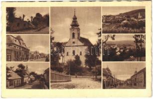 1942 Királyhelmec, Helmec, Kralovsky Chlumec; részletek / multi-view postcard (fa)