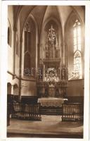 Máriavölgy, Marienthal, Marianka, Mariatál (Pozsony, Pressburg, Bratislava); Hlavny Oltár / Templom, főoltár, belső / church, main altar, interior (ázott / wet damage)